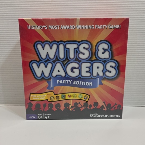 North Star Games Other - Wits & Wagers Party Edition Board Game Betting Guessing Fun Fast New Sealed Box